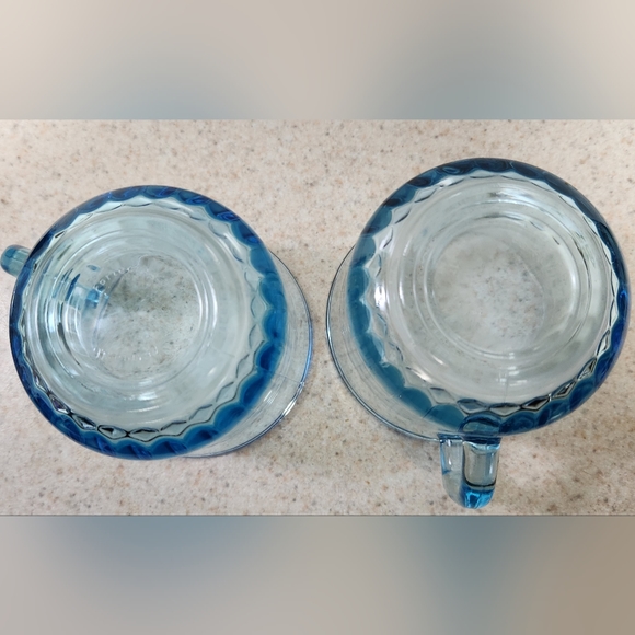 Set of 2 Fortecrisa Blue Mugs - Picture 6 of 8